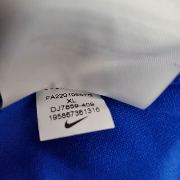 Nike Inter Milan 2022/23 Kids Sz XL Home Tee DJ7859-412 Blue/Black/White NWT - Picture 10 of 11